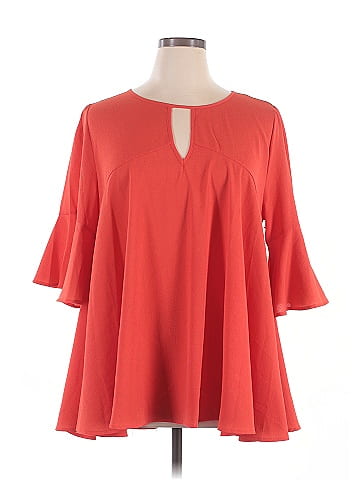GIDDY UP GLAMOUR 3/4 Sleeve Blouse (view 1)