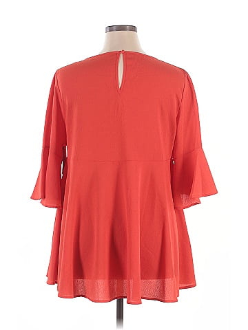 GIDDY UP GLAMOUR 3/4 Sleeve Blouse (view 2)