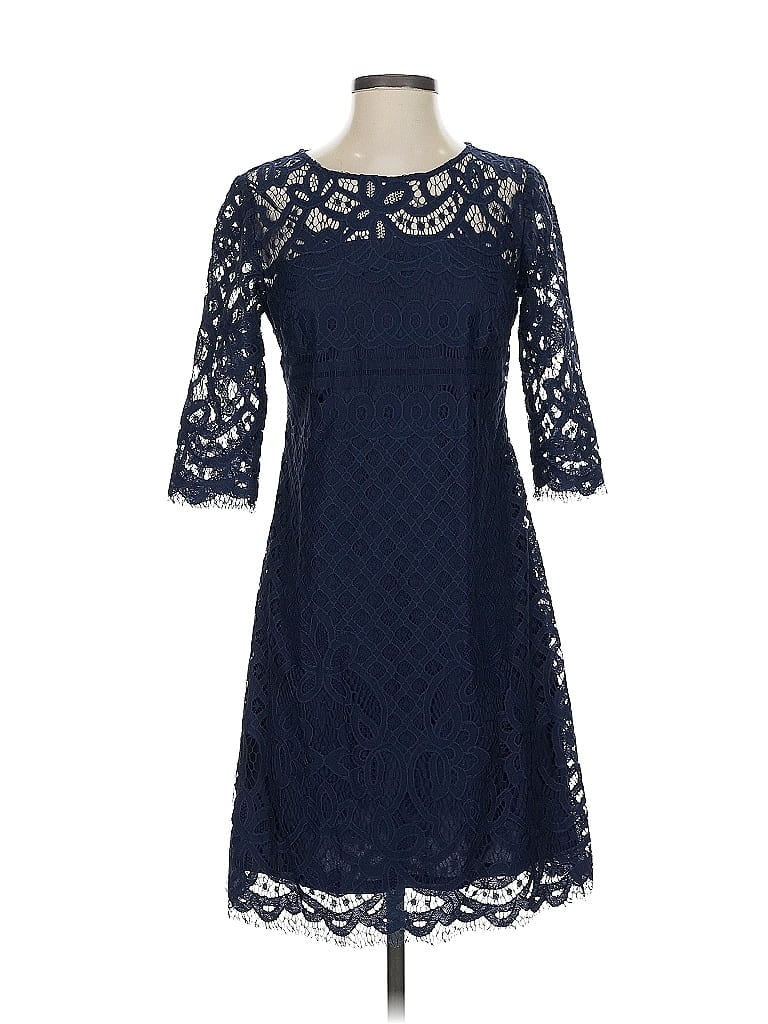 Pre-owned Taylor Cocktail Dress In Blue