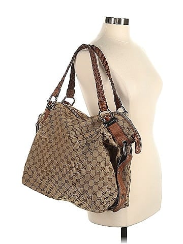 Gucci GG Canvas Bamboo Bar Tassel Shoulder Bag  (view 2)