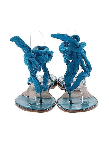 Jimmy Choo Flat Lace-Up Sandals (view 2)