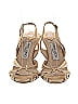 Jimmy Choo Metallic Gold Metallic Leather Slingback Pumps 85mm Size EU 35 1/2 - photo 2