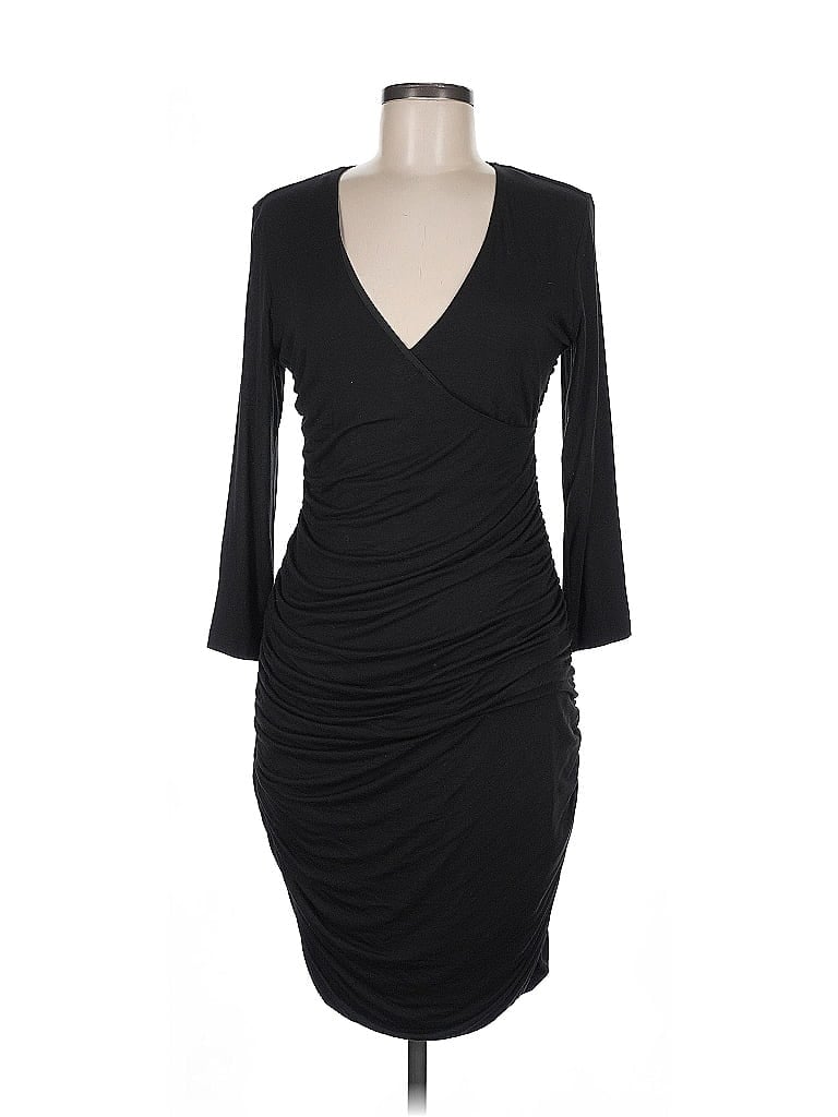 Pre-owned H&m Cocktail Dress In Black