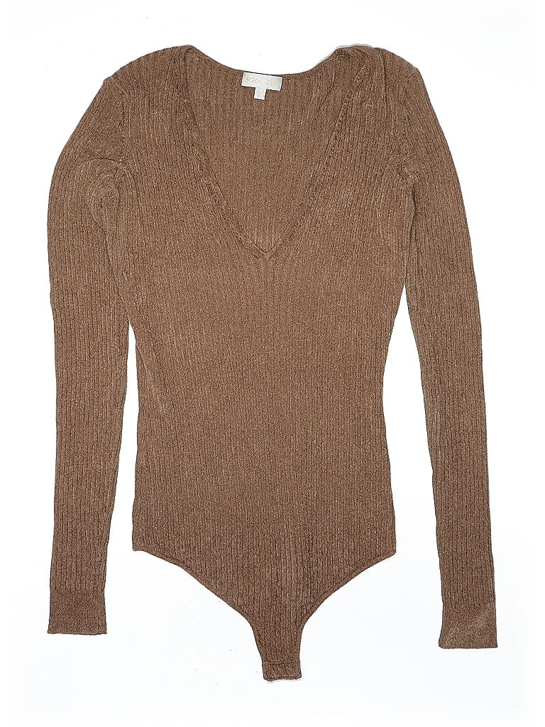 Ronny Kobo Brown Bodysuit Size L 77 off ThredUp