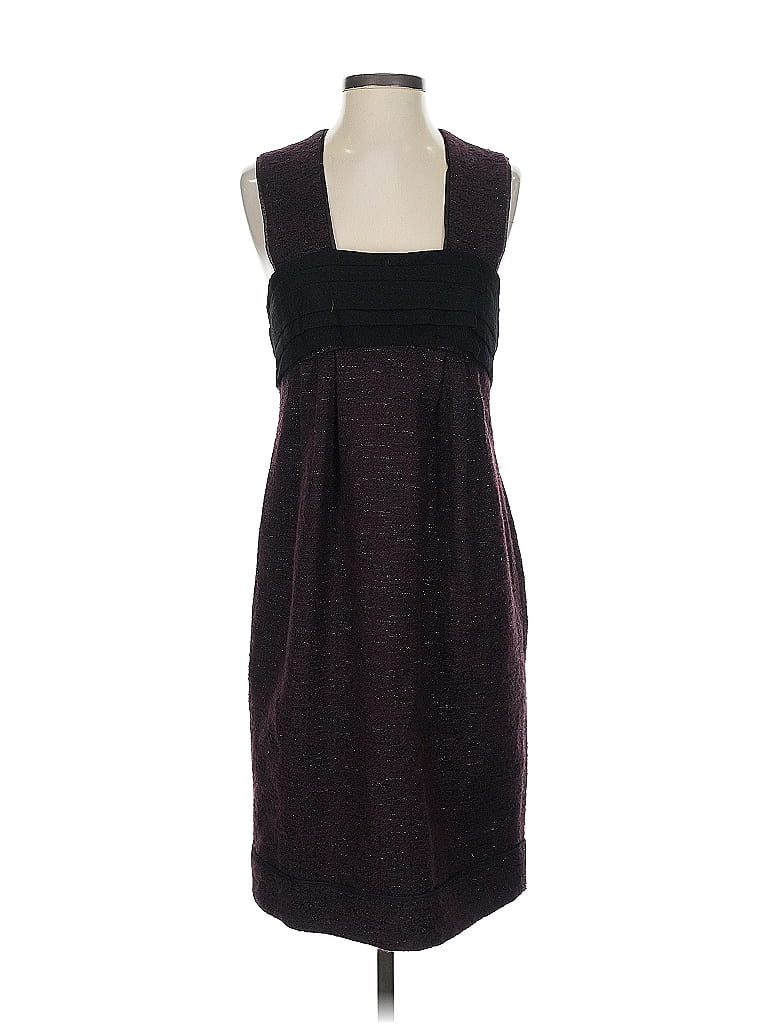 Pre-owned Peter Som Cocktail Dress In Burgundy