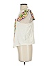 Tiny 100% Cotton Ivory Sleeveless Blouse Size S - photo 5