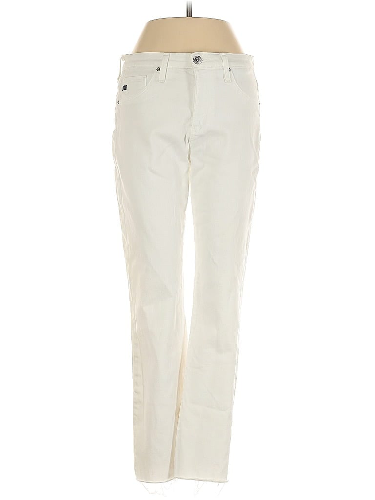 Pre-owned Adriano Goldschmied Jeans In White