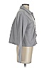 Wallflower 100% Polyester Metallic Gray Long Sleeve Blouse Size S - photo 4