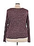 Ambiance Burgundy Long Sleeve Top Size 2X - photo 2
