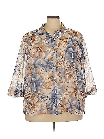 Fashion Bug 3/4 Sleeve Blouse (view 1)