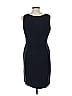 August Silk 100% Silk Solid Blue Cocktail Dress Size 12 - photo 2