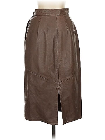 Siena Studio Faux Leather Skirt (view 2)
