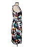 ML Monique Lhuillier 100% Polyester Print Teal Cocktail Dress Size 6 - photo 4