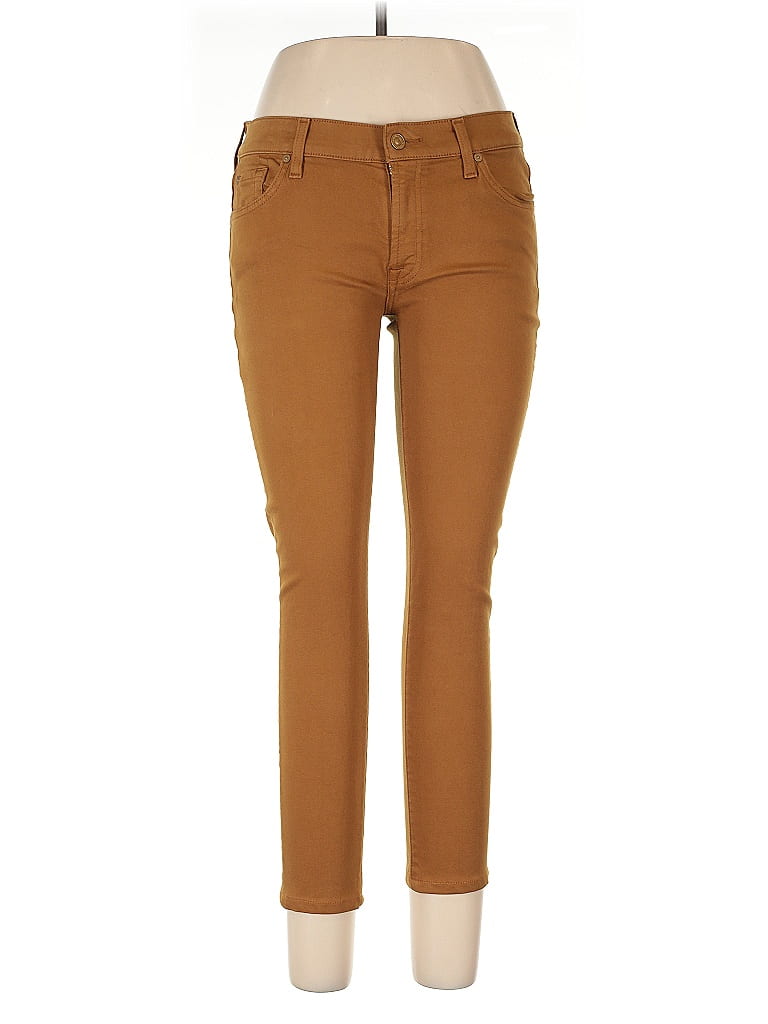 7 For All Mankind Brown Jeans Size 31 waist - photo 1