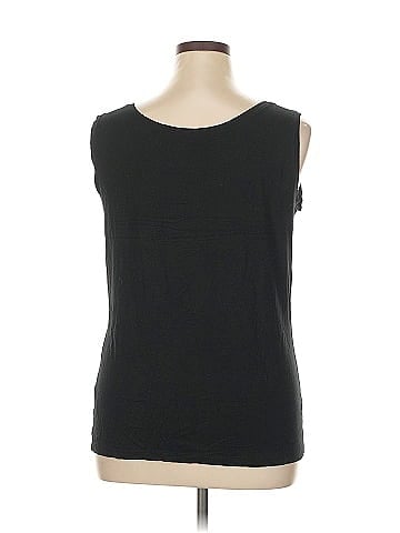 Lord & Taylor Sleeveless T-Shirt (view 2)