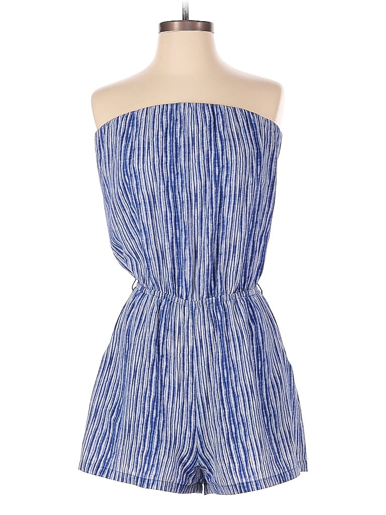 Veronica M. Stripes Blue Romper Size S - photo 1