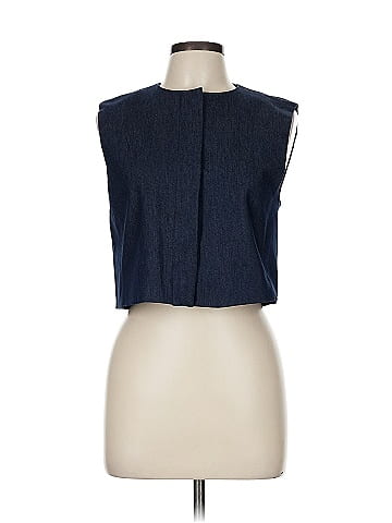 Zara Denim Vest (view 1)