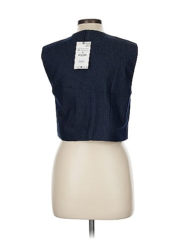 Zara Denim Vest (view 2)