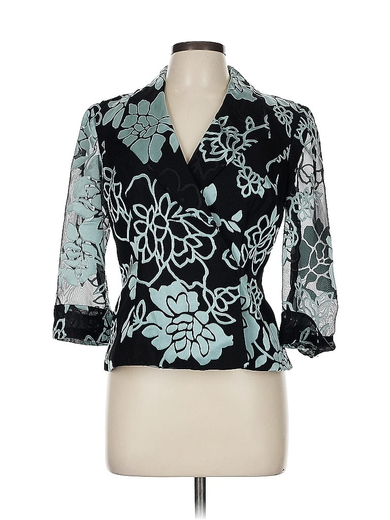 Alex Evenings Teal Cardigan Size M - photo 1