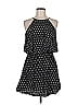 Xhilaration 100% Rayon Stars Black Casual Dress Size M - photo 1