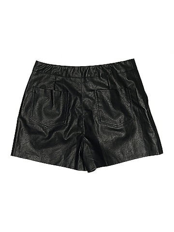 Mustard Seed Faux Leather Skirt (view 2)