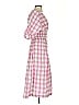 Nicholas 100% Cotton Checkered-gingham Pink Casual Dress Size 4 - photo 3