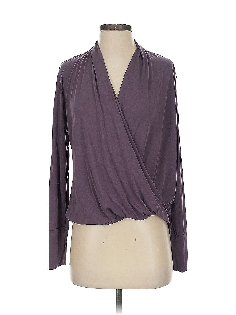 Veronica M. Purple Long Sleeve Blouse Size XS - photo 1