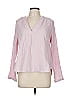 Xirena 100% Cotton Pink Long Sleeve Blouse Size M - photo 1