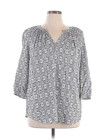 Jones & Co 3/4 Sleeve Blouse (view 1)