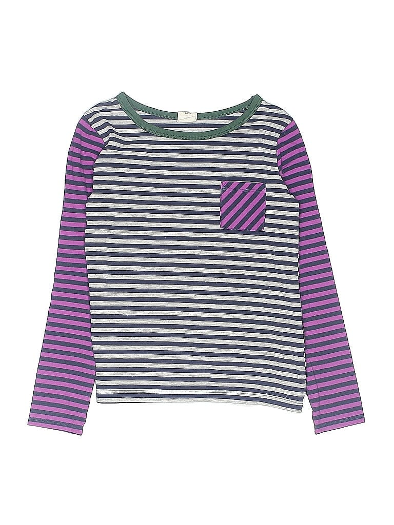 Tucker + Tate Stripes Purple Long Sleeve T-Shirt Size 6 (big kids) - photo 1