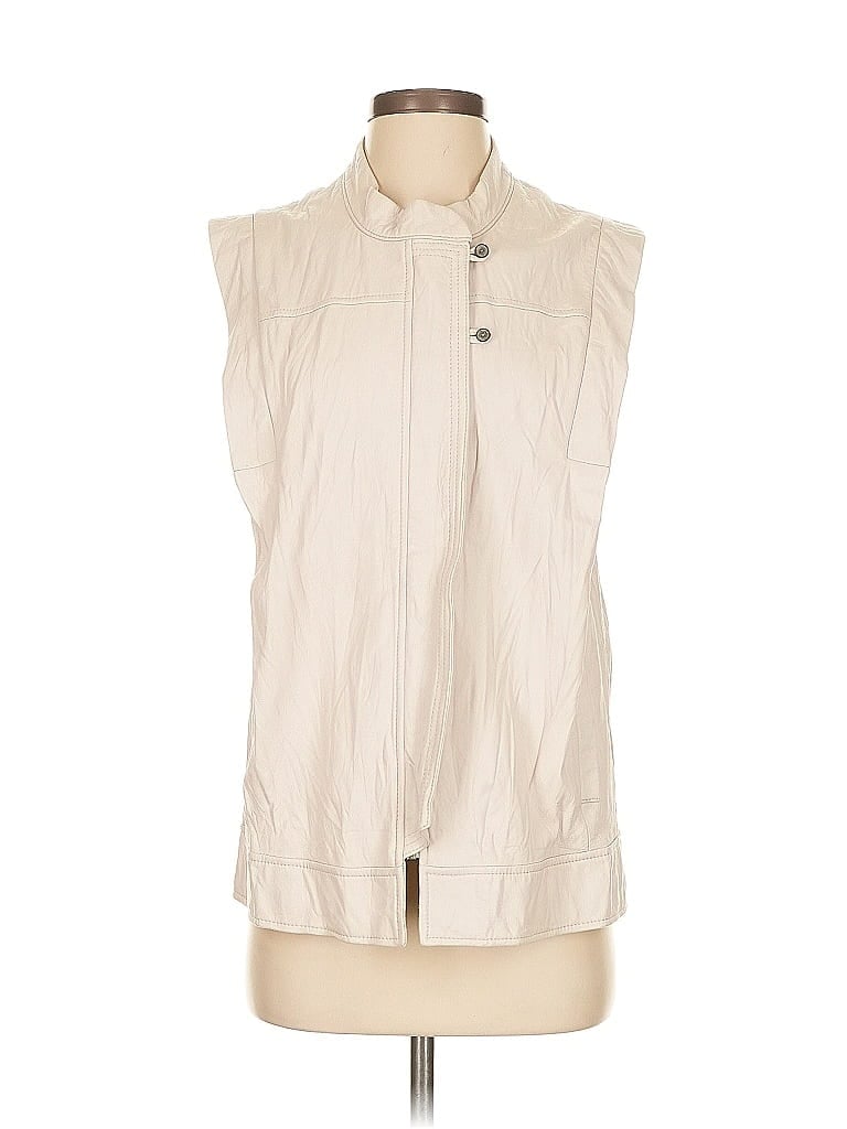 Pre-owned Burning Torch Vest In White