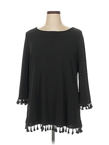 Nina Leonard 3/4 Sleeve Top (view 1)