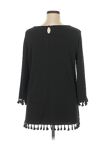 Nina Leonard 3/4 Sleeve Top (view 2)