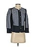 Club Monaco Chevron-herringbone Blue Blazer Size 0 - photo 1
