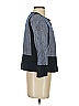 Club Monaco Chevron-herringbone Blue Blazer Size 0 - photo 4