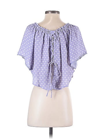 En Creme Short Sleeve Blouse (view 2)