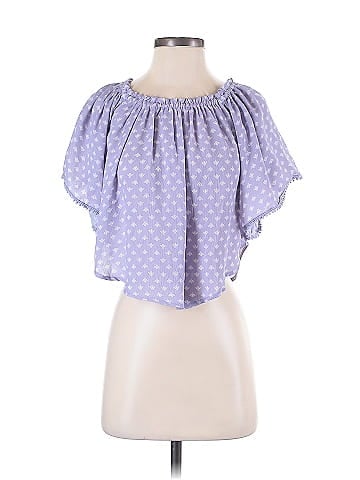En Creme Short Sleeve Blouse (view 1)