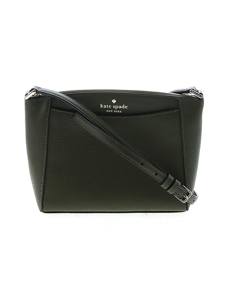 Kate Spade New York 100% Leather Green Leather Crossbody Bag One size - photo 1