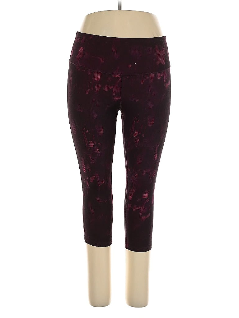 C9 BY CHAMPION Pre-owned Active Pants In Burgundy