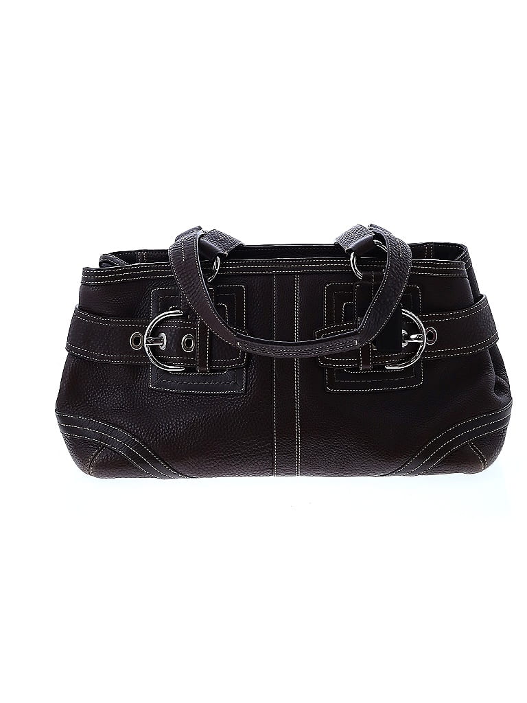 Coach 100% Leather Brown Leather Shoulder Bag One size - photo 1