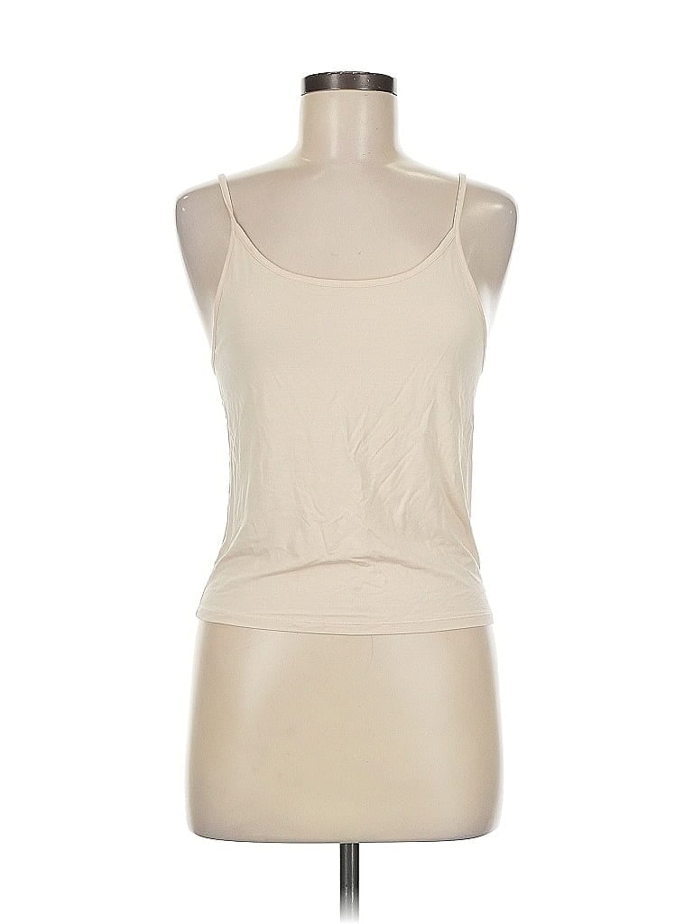 Pre-owned Splendid Tank Top Yellow Halter Neckline Tops