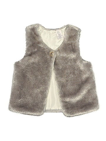 Catherine Malandrino Faux Fur Vest (view 1)