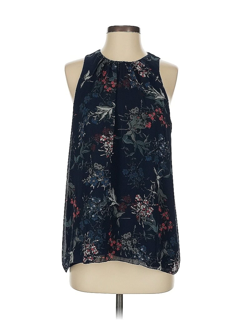 Pre-owned Vince Camuto Sleeveless Blouse In Blue