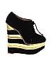Charlotte Olympia Color Block Black Wedges Size EU 36 1/2 - photo 1
