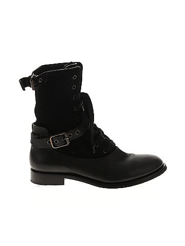 Chloé Leather Shearling-lined Ankle Boots (view 1)