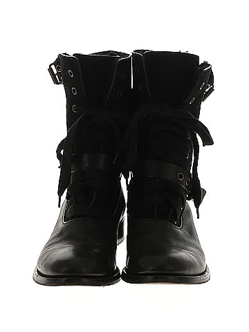 Chloé Leather Shearling-lined Ankle Boots (view 2)