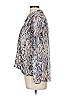 Veronica M. 100% Polyester Silver 3/4 Sleeve Blouse Size L - photo 5