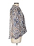 Veronica M. 100% Polyester Silver 3/4 Sleeve Blouse Size L - photo 4