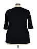 Woman Within 100% Cotton Black 3/4 Sleeve T-Shirt Size 18 - photo 2