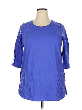 Woman Within 3/4 Sleeve T Shirt